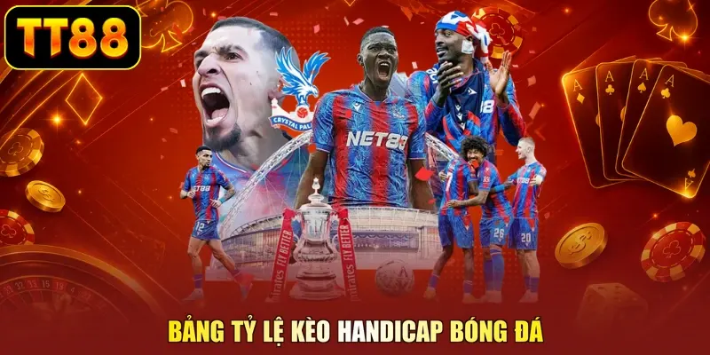 Bảng tỷ lệ kèo Handicap bóng đá