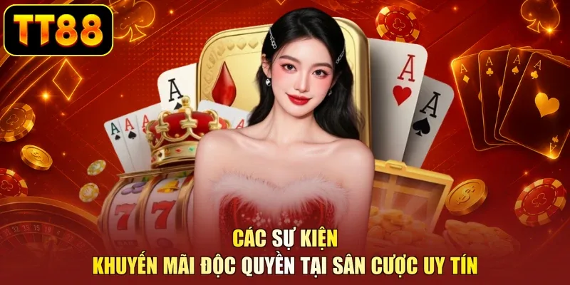 Các sự kiện khuyến mãi độc quyền tại sân cược uy tín