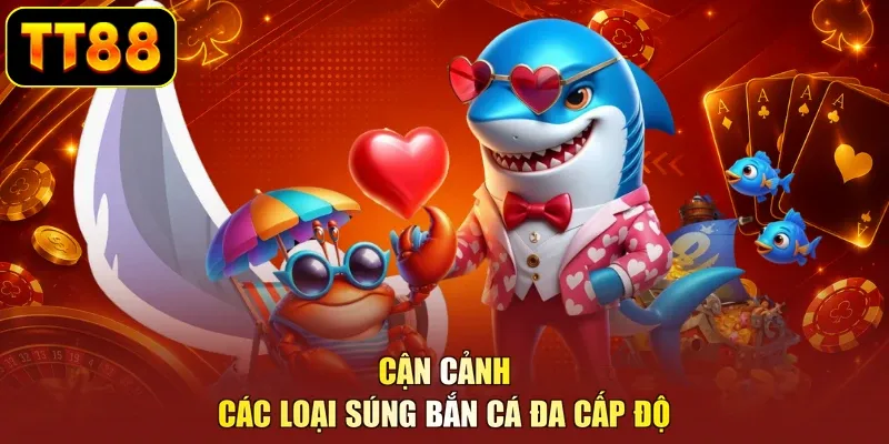 Cận cảnh các loại súng bắn cá đa cấp độ