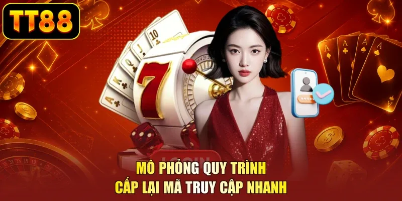 Mô phỏng quy trình cấp lại mã truy cập nhanh